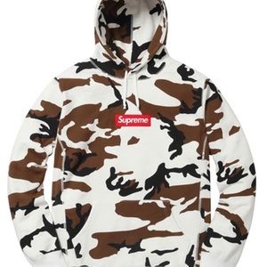 Supreme: Box Logo Hoodie Brown Camo